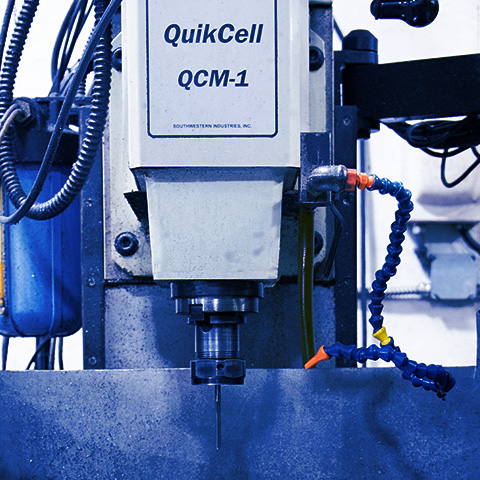 High-precision CNC milling machine in operation at Focal Point CNC Solutions